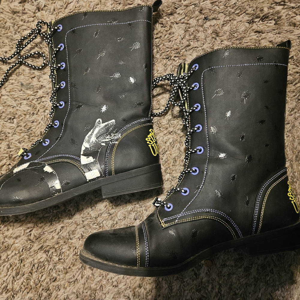 Beetlejuice Combat Boots